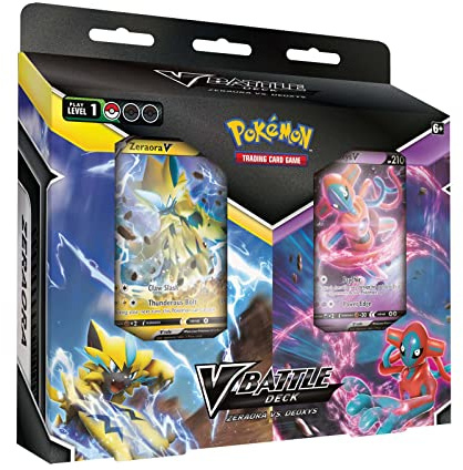 Pokemon- V Battle Deck—ZERAORA VS. DEOXYS Baraja, Multicolor (The Company International 290-85087)