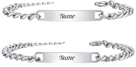 Partnerarmbänder Personalisiert Paar Armband Magnetische - Partner Armband mit Gravur Magnet Couple Armband Familie Armbänder Liebesgeschenke Pärchen Armband Herren Damen