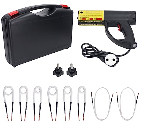 Kit riscaldatore a induzione magnetica XTevu, riscaldatore a induzione portatile da 1500 W con 8 bobine, strumento di induzione del calore senza fiamma per autoveicoli con scatola