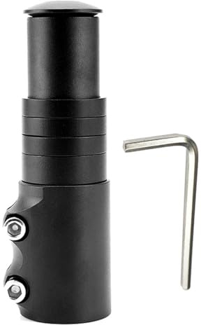 Goldyida Lenkererhöhung Fahrrad Fahrrad Lenkererhöhung Fahrradlenker Vorbau Fahrradlenker Erhöhung Lenker Erhöhung Vorbau mit Sechskantschlüsse für MTB, Rennrad, Stadträder Schwarz (120mm)