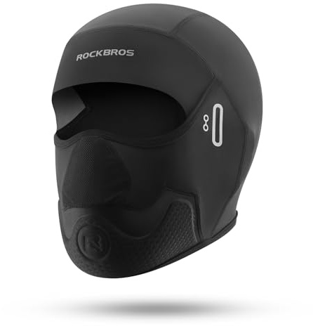 ROCKBROS Pasamontañas Verano para Hombre, Máscara Facial Moto Bajo Casco Protector Transpirable Cubre Cabeza Protección Solar Multifunción para Ciclismo Senderismo Exrterior