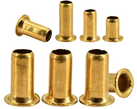 Remache hueco de cobre, remaches tubulares, clavos for placa de circuito impreso (PCB), M1.3, M1.5, M1.7, M2, M2.3, M2.5, M3, M4, M5, M6(5mm (200pcs),M1.5)