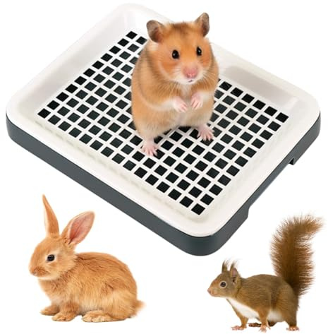 Kaninchen Toilette, Hasentoilette, Hasenklo, Hasentoilette, Kleintier Klo, Praktische Haustier Toilette, Einfache Reinigung, Langlebiges Design, Für Kleintier Hasen Meerschweinchen Katzen Klein