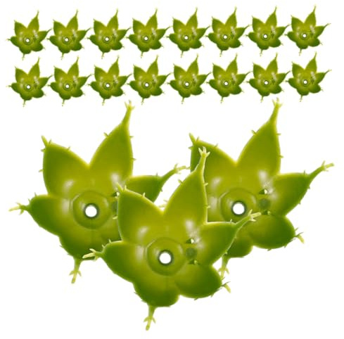 Gogogmee Supports de Fleurs Artificielles Verts pour Bouquet DIY, 60 Pièces en Plastique Robuste, Base Stable pour Décoration Mariage Fête et Intérieur, Accessoires pour Compositions