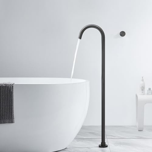 Robinet Baignoire Encastré Monotrou Mitigeur a Poser Sur Baignoire G1/2'' Robinet Salle Bain,gris