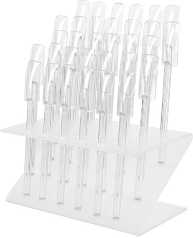 Présentoir à Faux Ongles Abs à 32 Emplacements pour Nail Art