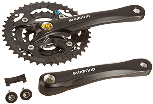 SHIMANO M361 Kurbelgarnitur Acera (schwarz, 175-mm 42/32/22t 7/8 Speed)