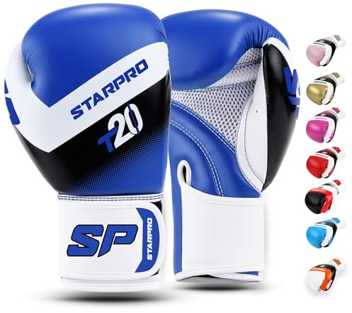 Starpro | T20 boxningshandskar för starka slag och snabba KOs | Boxningshandskar dam & herr, herrar & dam boxningshandskar, dam boxningshandskar herr, 10 oz boxningshandskar, 12 oz boxningshandskar och mer storlekar
