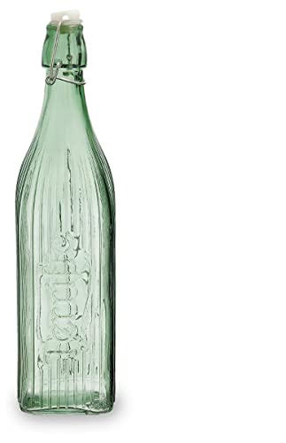 Quid Viba Bottiglia Con Tappo Vetro 1l Verde
