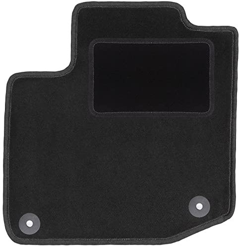 Wielganizator Automatte – Passend für Honda Civic IX Schrägheck 2012- – Velours – Autozubehör - Praktische Fußmatte Auto – 1-teilig - schwarz