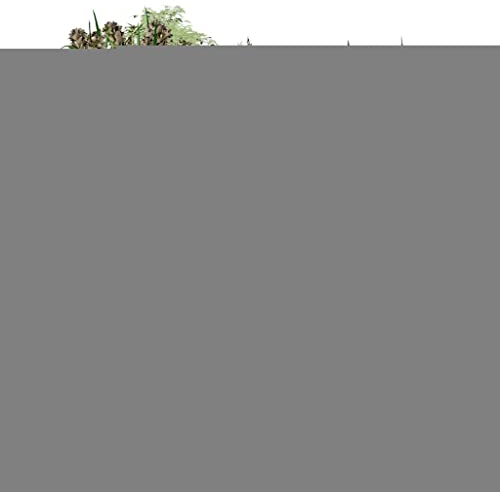 Gabionen-Hochbeet 4-Eck - Steinkorb-Pflanzkübel rechteckig - Gartenbeet Blumenkasten Garten Pflanzkasten aus Verzinkter Stahl, Drahtkorb Pflanzgefäß für Terrasse Garten Balkon, 180x90x100 cm Silbern