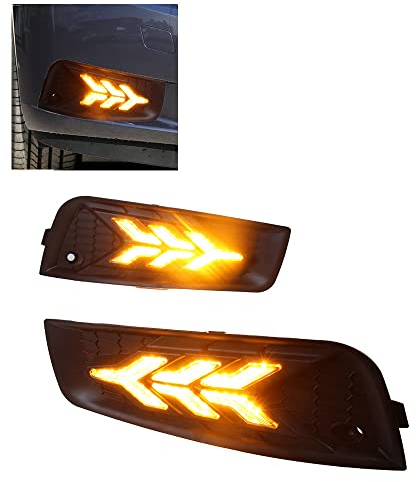 HIBEYO LED Scheinwerfer Passt für Chevrolet Cruze 2009-2013 Frontscheinwerfer Projektor beleuchtung Ersatzscheinwerfer Hauptscheinwerfer Bar Zubehör (Fahrer und Beifahrerseite)
