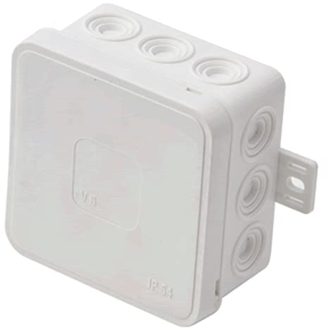 Feuchtraum Abzweigdose Verteilerkasten IP54 10er Pack V5 75x75x41mm Weiß