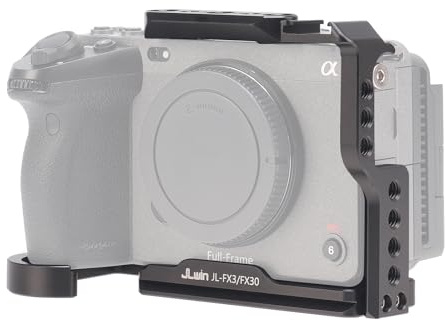 FOTGA Kamera Käfig mit Oberplatte für Sony FX3/FX30, Aluminium Legierung Video Filmherstellung Stabilisator Rig mit Cold Shoe Schuh und 1/4 3/8 Schrauben