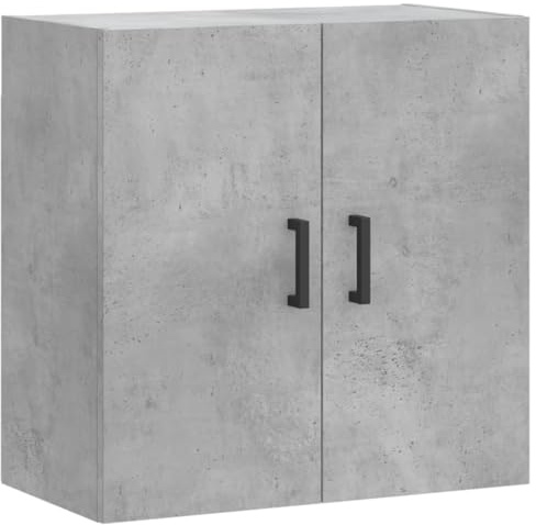 vidaXL Wandschrank Betongrau 60x31x60 cm Holzwerkstoff