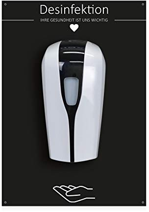 MyMAXXI | Desinfektionsmittelspender Shop Rückwand inkl. 1x Desinfektionsmittel 1000ml Sensor automatisch Wandmontage | touchless disinfection | Händedesinfektion Spender Desinfektion Hygienespender