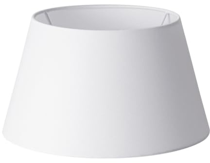 Home Sweet Home Lampenschirm für Tischlampe | Lampenschirm weiß | 25/18/14 cm | für E27-Fassung |
