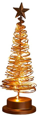 Árbol de Navidad iluminado - Árbol de Navidad iluminado con LED, pieza de mesa para árbol luminoso LED | Lámpara de mesa para árbol de Navidad, luz nocturna para árbol de Navidad para la decoración