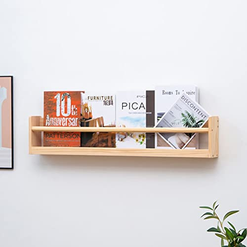 VAESAZDSZ Prospekthalter aus Holz zum Aufhängen an der Wand, Zeitungsständer zum Ausstellen, Mail-Organizer aus Naturholz zur Wandmontage