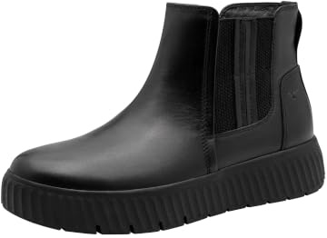 TAMARIS Comfort dam Chelsea stövlar, svart Nappa, 40 EU, Svart nappa, 40 EU