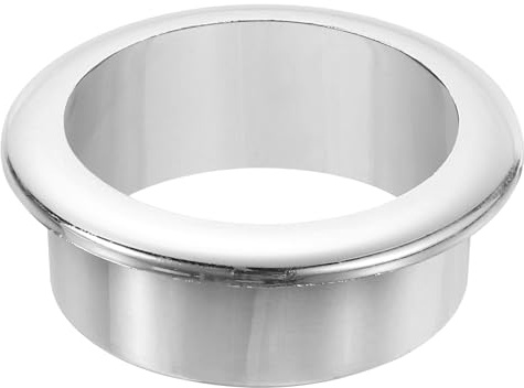 QUARKZMAN 1 Stück Kabeldurchführung Schreibtisch, Nylon Kabeldurchlass passt für 40mm Durchmesser, Kabellochabdeckung Kabel Management für Tisch Office Schreibtische - Silber