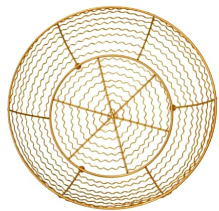 SUPVOX European Metal Wire Fruit Basket Stylish Metal Wire Snack Basket for Kitchen Countertop for Outdoor Party and Holiday Use