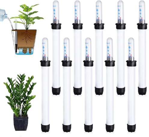 Aoreun Indicador de Nivel de Agua para Plantas, 10 Unidades Medidor De Agua para Macetas Indicador Agua para Plantas, Agua Hidropónica Indicador De Nivel para Plantas en Macetas (22.8 cm)