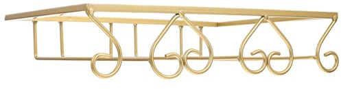 Alipis Portabicchieri da Vino Capovolta Organizer per Bicchieri da Vino Design Compatto per Cucina e Bar