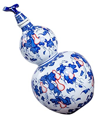 DECORNIJIA Botella de Vino Cerámica con Diseño de Calabaza Envase Portátil para Almacenamiento y Dispensación de Brandy y Whisky Botella Vacía Sellada para Decoración y Bares