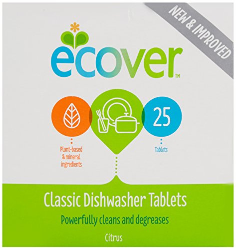 Ecover 285423 Spülmaschinen Tabs, Classic Zitrone, 500 g, EN, VOC 0,09%