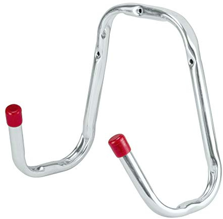 VORMANN Doppelhaken Gerätehaken Garagenhaken Lasthaken Haken| Traglast 72 kg | witterungsbeständig | U-Form, Größe: 150 x 185 x 270 x 240 x 120 x 105 mm