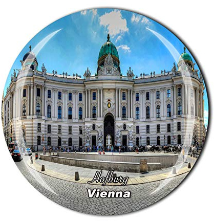 Hofburg Wien Österreich Kühlschrankmagnet Reise-Souvenir Geschenk Zuhause Küche Kühlschrank Dekoration Magnetaufkleber Kristall-Magnet-Kollektion
