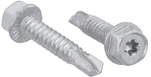 Sechskant-Bohrschraube SW10 + TX25, Zinklammellenbeschichtung, Unterkopf-Sperrverzahnung, 6.3x32 mm, 100 Stück