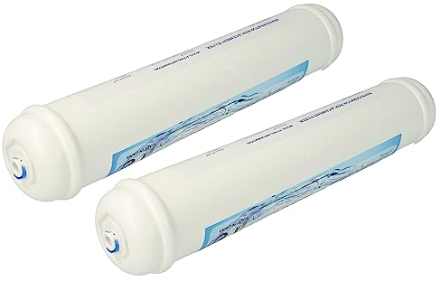 vhbw 2x Filtre à eau cartouche compatible avec Samsung RSH3DTMH, RSH1DTSW, RSH1DTPE, RSH1FTPE, RSH1FTIS, RSH1FTSW réfrigérateur Side-by-side