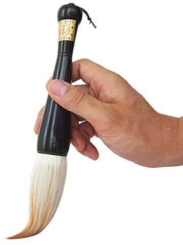 Utmärkt kinesisk skrivborste för professionell kalligrafi och målning, hög ände stor kinesisk kalligrafi sumi teckning akvarell kanji-borste