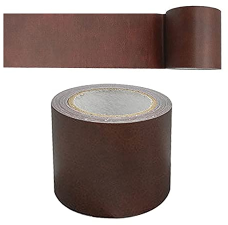 Nastro Adesivo per Riparazioni Effetto Legno - Larghezza 57 mm, 4,57 m - Bordo per Carta da Parati e Riparazione Graffi (E)