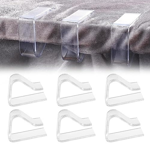 KARELLS Ferma Tovaglia da Esterno, Ferma Tovaglia, Clip Fermatovaglia, 6 Pezzi Ferma Tovaglia Plastica, Ferma Tovaglia da Tavola, Fermatovaglia, Tovaglia Plastica, Fermatovaglia da Tavola