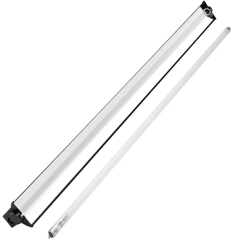 DERNORD T5 Reptilien UVA UVB Wärmelampe - Leuchtstoffröhre T5 Vivarium Beleuchtung Zubehor Light up Terrarien Kit für Schildkröten Geckos 10.0 39W