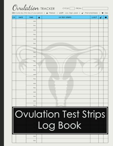 Ovulation Test Strips Log book: Manual Pregnancy Test Strips Progress Tracking Log Book Ovulation and Pregnancy Tracking For Your TTC Journey