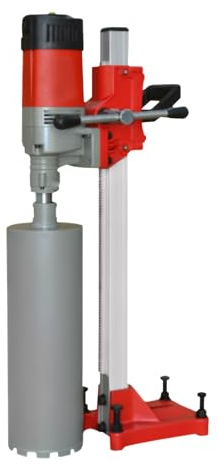 Trapano a nucleo da 3300 W, con base da 800 giri/min, 165 mm, per il campionamento di calcestruzzo, cemento