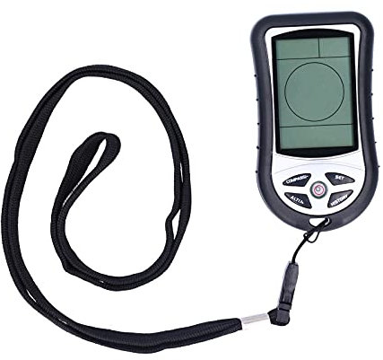 Höhenmesser, digital, multifunktional, Barometer, Thermometer, Kompass, Messgerät für den Außenbereich, tragbar