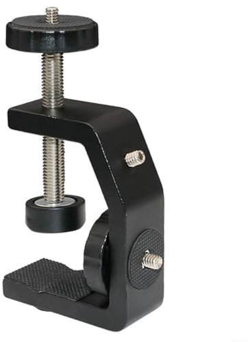 Large Metal C-Clamp Photography Q-Type Fixed Clamp Adjustable Aluminum Alloy Screw Bracket for Mobile Phone Holder DIY Woodworking Metal Processing 4585185mm Black