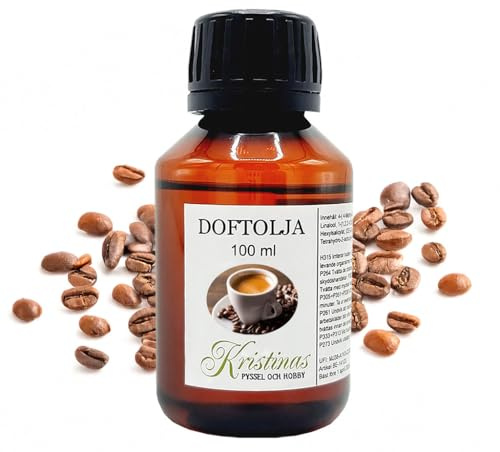 Doftolja 100 ml Espresso Coffee med söt vanilj- och karamelldoft för ljus och tvål