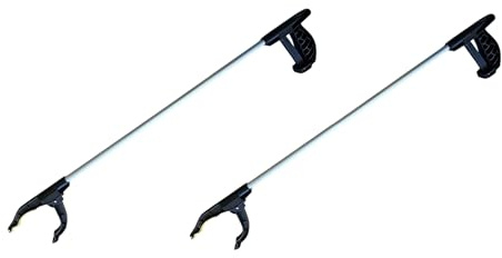Provance 2 Stück Greifzange für Senioren Müllzange Kinder Müllgreifer Zange Greifer Greifzange Müll Gripzange Müllsammelzange Greifhilfe Gripper Alu 76 cm