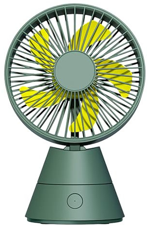 Fan Da Scrivania USB Small Quiet - 3 Velocità Mini Ventilatore Portatile Personale | Gadget Di Raffreddamento Tavolo Degli Uffici | Hot Weather Multifunzionale Leggero Deve Avere Per Il Soggiorno Da C