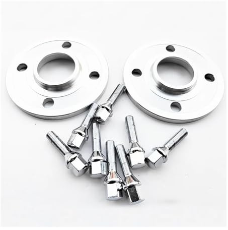 Car Wheel Spacers For Peugeot 206/2008/207/208/306/307/308/30 10MM/12MM Hub Centric 65.1MM Alloy Wheel Spacer Adapter 4x100 With 12x1.25 Cone Bolts(10mm silver or black)