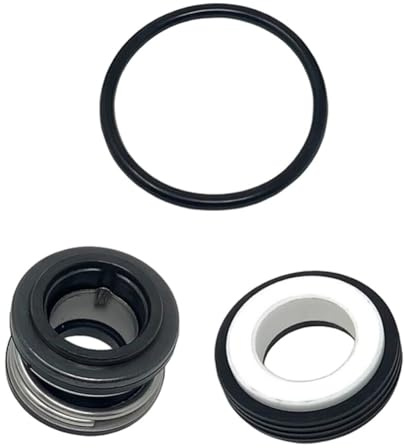 MonoSora Conjunto de sello de eje de bomba de spa de piscina de 5/8 pulgadas de repuesto para PS 1000 y AS 1000, incluye junta tórica y taza de plástico