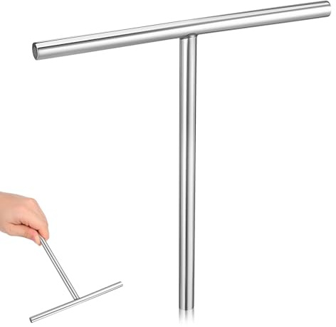KESYOO Spalma Crepes in Acciaio Inox, Strumento per Pancake, Multifunzionale per Crepes, Tortillas E Altro, Adatto per Cucine Domestiche O Professionali.