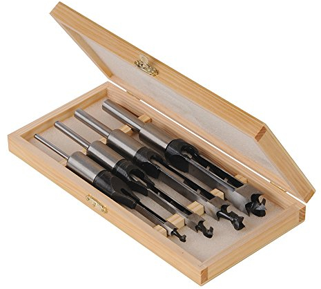 Silverline Tools 282394 - Brocas para escoplear, 4 pzas 6-16 mm