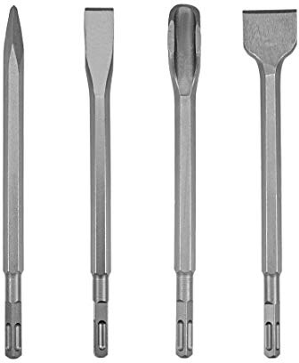 14 mm Flat Point 20 mm 40 mm U Crank Scraping Chisel Masonry Drill Bit Tail Square for Jack Hammer 4 in 1 Set